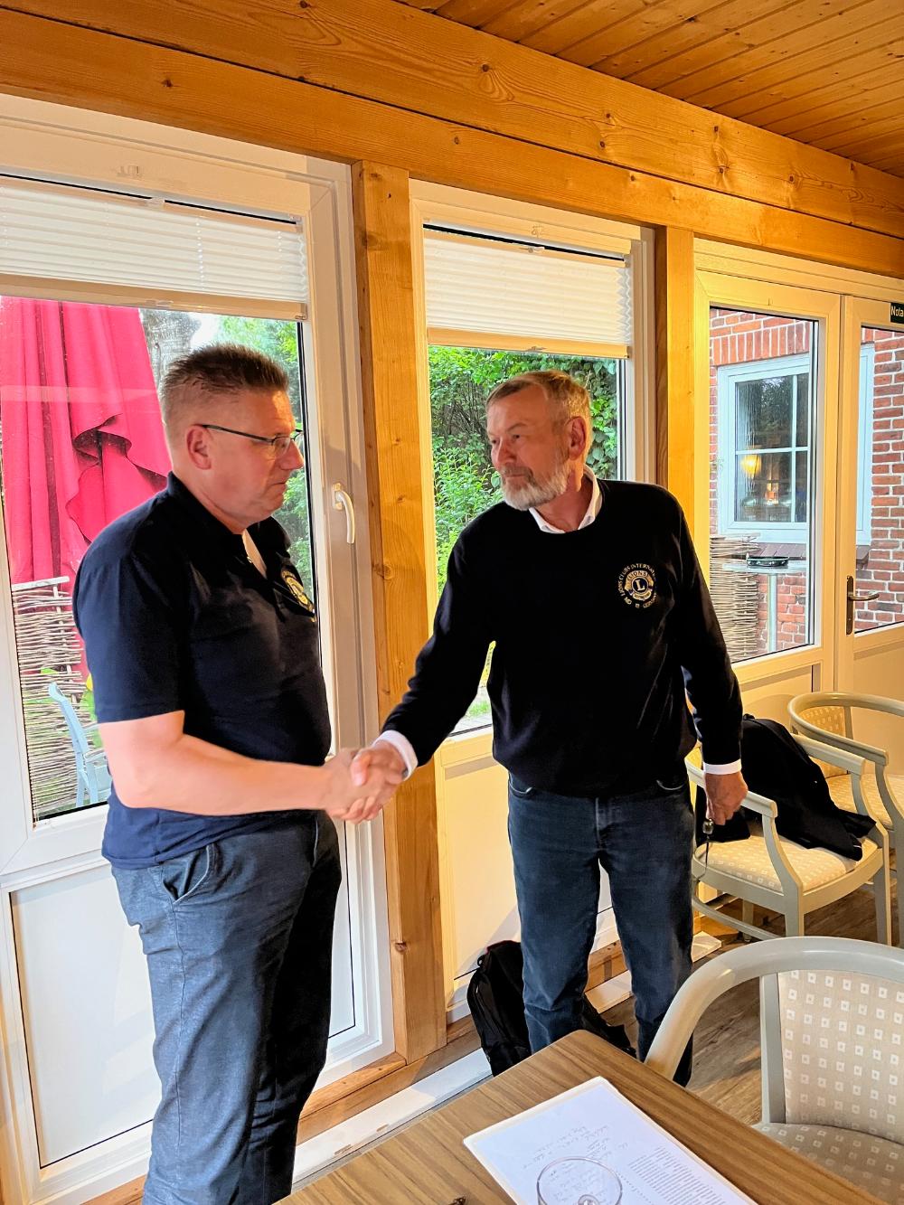 Kay Karjel (links) mit Jürgen Trede (rechts)